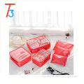 6pcs/set packing cube cosmetic travel bag set for business gift project